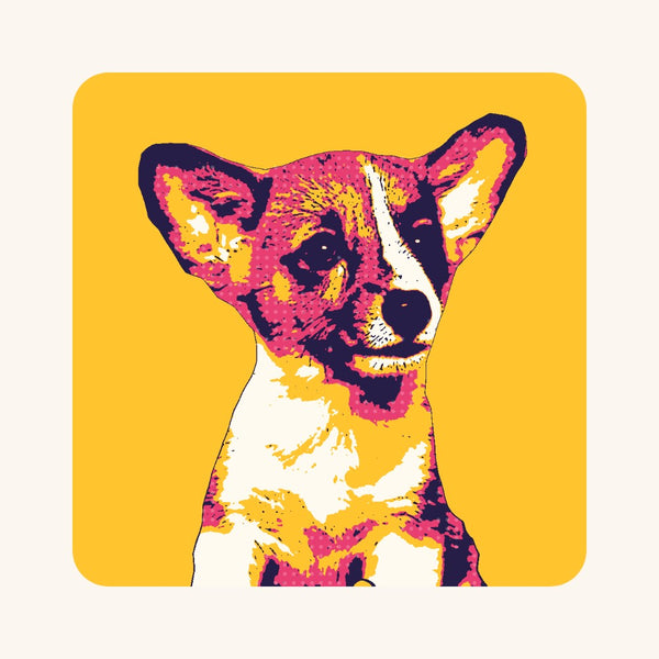 Pop art portrait example