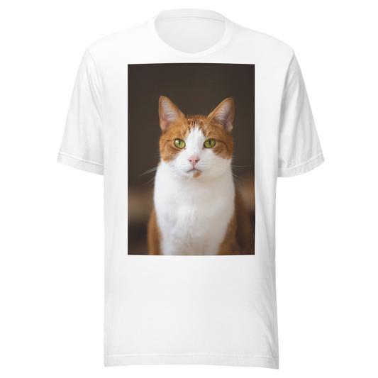 T-shirt blanc avec portrait d'animal Muzzly